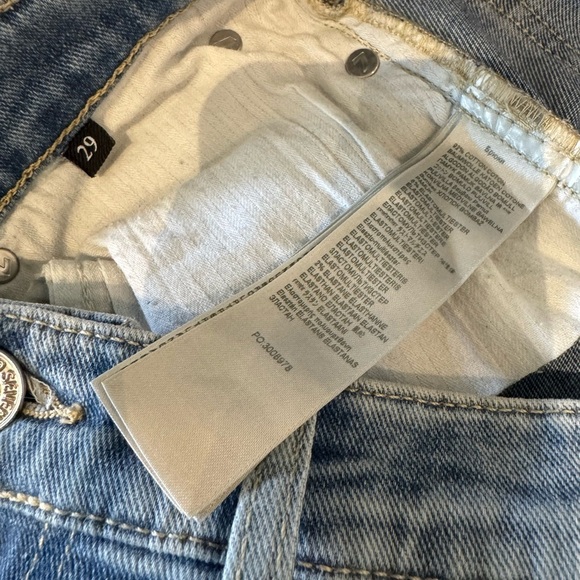 7 For All Mankind High Rise Flare Blue Jeans - Picture 6 of 16